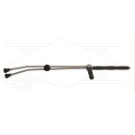 RP54 dubbele lans - L=980mm - RVS - zijgreep - isolatie L=290mm - 400 Bar - max 80°C - 1/4" bu - Incl. lagedruknozzle