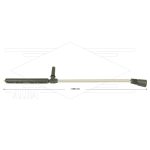 LD9 dubbele lans - L=1090mm - RVS - zijgreep - 250 Bar - max 160°C - excl. nozzles - 1/4" bu