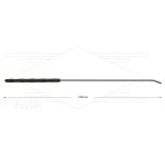 RP10 lans - L=1500mm - gebogen - RVS - isolatie L=495mm - 400 Bar - max 80°C - 2 x 1/4" bu