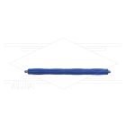 RP10 lans - L=430mm - recht - RVS - blauw - isolatie L=390mm - 400 Bar - max 80°C - 2 x 1/4" bu