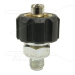 1/2" - snelkoppeling wartel - messing - 250 Bar - Ø11mm - max 150°C - 3/8" bu