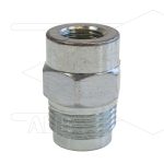 1/2" - snelkoppeling nippel - messing - 250 Bar - Ø11mm - max 150°C - Viton O-ring - 1/4" bi