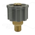 M21x1,5 - snelkoppeling wartel - Messing - 250 Bar - Ø14mm - max 160°C - 1/4" bu