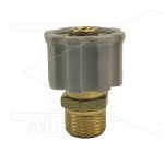 M21x1,5 - snelkoppeling wartel - messing - 250 Bar - Ø14mm - max 160°C - 3/8" bu