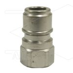 ARS350 - nippel - RVS - 350 Bar - Ø19,9mm - max 90°C - passend op Nilfisk-Alto - 1/4" bi