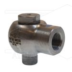 SW90-600 - Swivel - haaks - RVS - 600 Bar - 80 l/min - max 90°C - 30 tpm - 1/2" bu x 1/2" bi