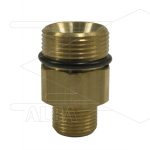 AR8 - M24x1,5 - nippel - messing - 350 Bar - Ø14mm - max 160°C - 3/8" bu