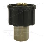 AR1 - M22x1,5 - wartel - messing - 250 Bar - Ø14mm - max 160°C - 1/4" bi