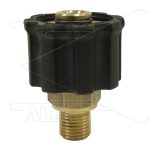 AR1 - M22x1,5 - wartel - messing - 250 Bar - Ø14mm - max 160°C - 1/4" bu