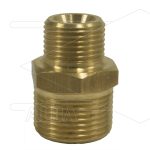 AR1 - M22x1,5 - snelkoppeling nippel - messing - 250 Bar - Ø14mm - max 160°C - 3/8" bu