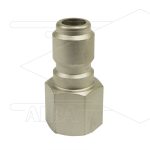 ARS250 - nippel - staal - 250 Bar - Ø14,9mm - max 90°C - 1/4" bi