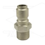 ARS250 - nippel - staal - 250 Bar - Ø14,9mm - max 90°C - 3/8" bu