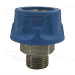 RP3100 - koppeling - RVS - met kunstof ring - 250 Bar - max 150°C - 1/2" bu