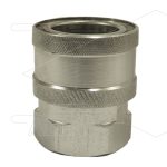 RSS250 - koppeling - RVS - 250 Bar - Ø19,9mm - max 90°C - passend op Nilfisk-Alto - 3/8" bi