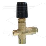 STR0130 - By-passregelaar - t.b.v. regelen by-pass restrictie - 70 Bar - 25 l/min - 3/8"bi x 3/8" bu - 60°C