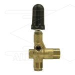 VB85/160-RV - met knop - 160 Bar - 80 l/min - max 90°C - In: 1/2" bi - Uit: 1/2" bi - Bypass: 1/2" b