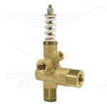 VB85/160-RV - met manometeraansluiting - 160 Bar - 80 l/min - max 90°C - In: 1/2" bi - Uit: 1/2" bi - Bypass: 1/2" bi