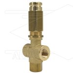VS350 - veiligheidsventiel - 350 Bar - 25 l/min - 60°C - In: 2 x 3/8" bi - Bypass: 3/8" bi