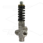 VS80/400 - veiligheidsventiel - RVS303 - ATEX - 400 Bar - 80 l/min - 70°C - In: 1/2"bi - Uit: 1/2"bi - Bypass: 1/2" bi