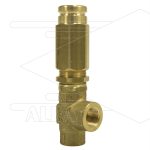 VS310 - veiligheidsventiel - 310 Bar - 40 l/min - 60°C - In: 3/8" bi - Bypass: 3/8" bi