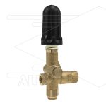 Pulsar RV - drukregelautomaat - met knop - 160 Bar - 40 l/min - 60°C - In: 3/8" bi - Uit: 3/8" bi - Bypass: 3/8" bi