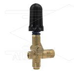Pulsar RV - drukregelautomaat - met knop - 280 Bar - 40 l/min - 60°C - In: 3/8" bi - Uit: 3/8" bi - Bypass: 3/8" bi