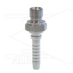 Persnippel 5/16 - 1/4" buitendraad - SW19 - RVS