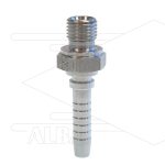 Persnippel 5/16 - 1/2" buitendraad - SW27 - RVS