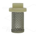 Zuigfilter - losse korf - RVS 304 met nylon aansluiting - 3/8 bu