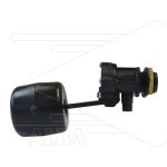 Vlotterafsluiter RGP - kunststof - L=166mm - 10 Bar - max 60°C - 3/4" bu - Debiet bij 1 Bar = 28,5 l/min - bij 2 Bar = 30 l/min