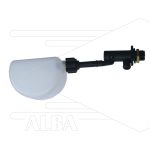 Vlotterafsluiter RG30 - kunststof - L=260mm - 10 Bar - max 60°C - 3/8" bu - Debiet bij 1 Bar = 28 l/min - bij 2 Bar = 40 l/min