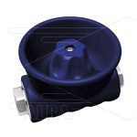 Kogelkraan - RPS - beschermd - RVS303 - 24 Bar - 80 l/min - 2 x 1/2 bi