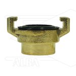 Snelkoppeling - messing - Geka - 3/4 bi