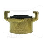 Snelkoppeling - messing - Geka - 1 bi