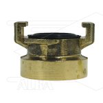 Snelkoppeling - messing- Geka - 1 1/2 bi