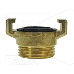 Snelkoppeling - messing - Geka - 1 bu