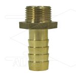 Slangpilaar - messing - Ø10mm - 1/2 bu