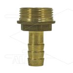 Slangpilaar - messing - Ø13mm - 3/4 bu