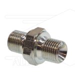 Dubbele nippel - staal - 2 x 1/8 bu - BSP