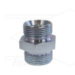 Dubbele nippel - staal - 2 x 1 bu - BSP