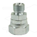 Verloopnippel - staal - 3/4 bu x 3/4" wartel - BSP