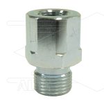 Verloop - staal - 1/4 bu x 1/4" bi - BSP