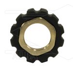 Wartelmoer M22x1,5 - Zwart t.b.v. perspilaar 216005.0814 (1/2) - messing