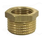 Verloopring - messing - 1/2 bu x 1/4" bi