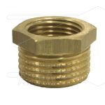 Verloopring - messing - 3/4 bu x 1/4" bi