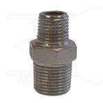 Verloopnippel rvs - 3/8bu x 1/4"bu - LD