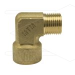 Knie messing 3/8bi x 1/4"bu - 300bar