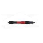 Iso88 lans L=322mm - draaibare isolatie 300mm - zwart/rood/zwart - 400bar - RVS