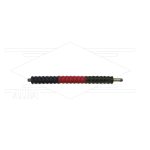 Iso77 lans L=322mm - draaibare isolatie 300mm - zwart/rood/zwart - 400 Bar - RVS