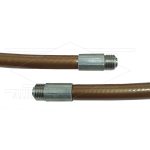 NW5 rioolslang - brons - 20m - 250 Bar - zonder nozzle - 2x 1/8 bu